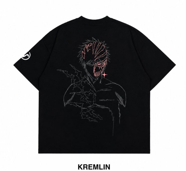 Kremlin Oversized Puff T-shirt Black - Hollow
