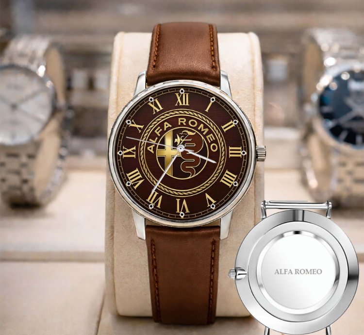 Alfa Romeo Logo Sport Metal Watch