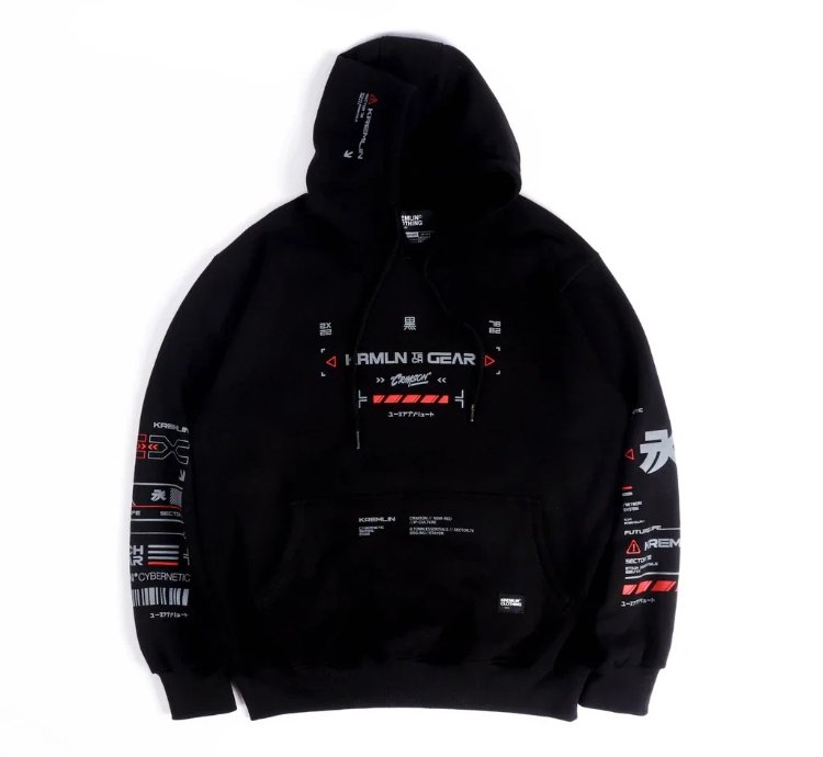 Kremlin Crimson - Cybernetic Pullover Hoodie