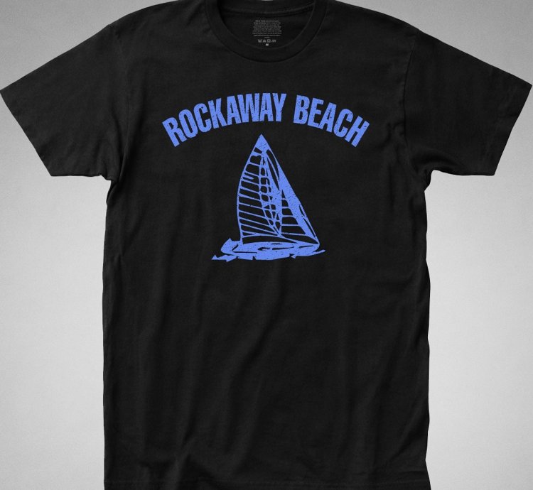 Rockaway Beach Black T Shirt Johnny Ramone Ramones Nyc New York Queens Johnny Punk Tee