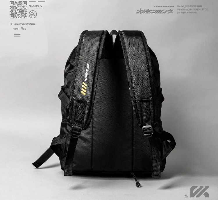 Kremlin Naito Tech Gear Bagpack Backpack - Black