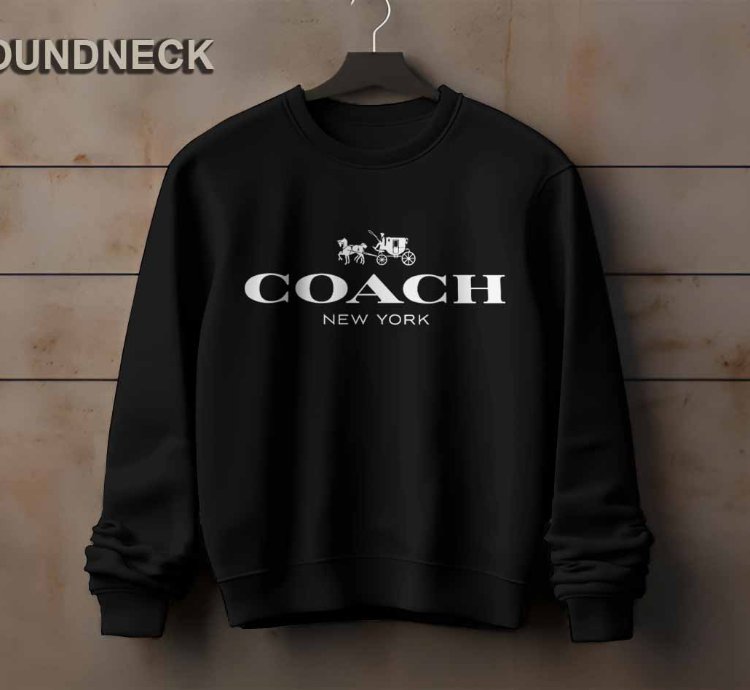 Coach Logo Sweatshirt Elegant Design Us Size