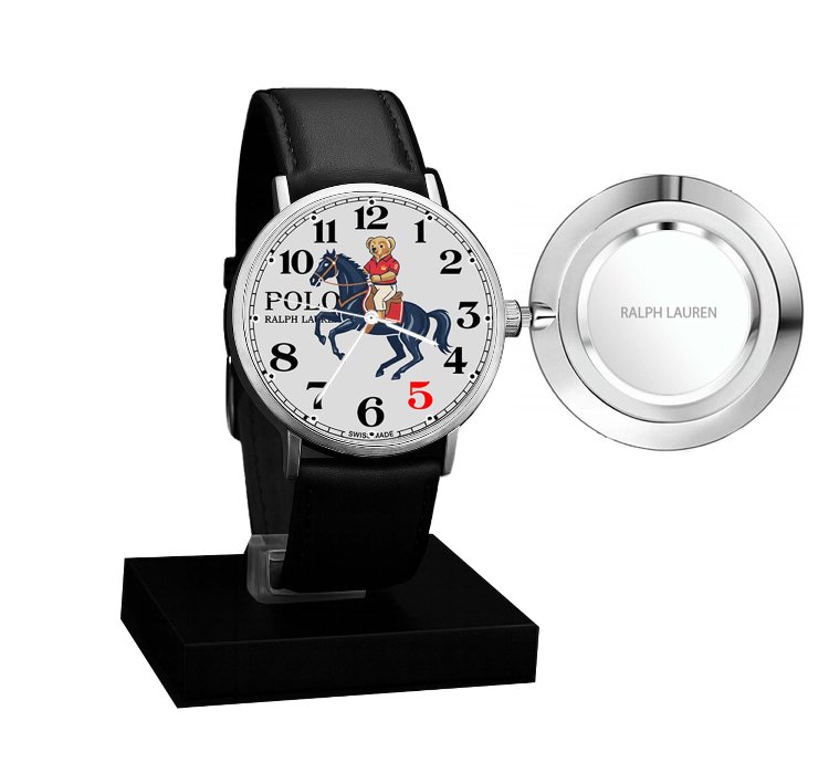 Polo Watch Bear Riding A Horse Design