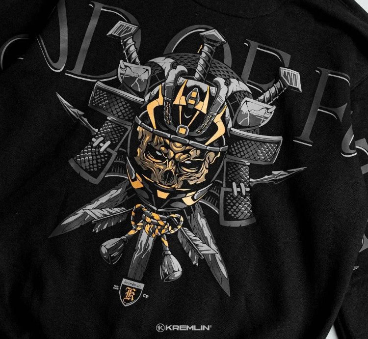 Kremlin Ghost - Zipper Hoodie Ironhorse Series Black