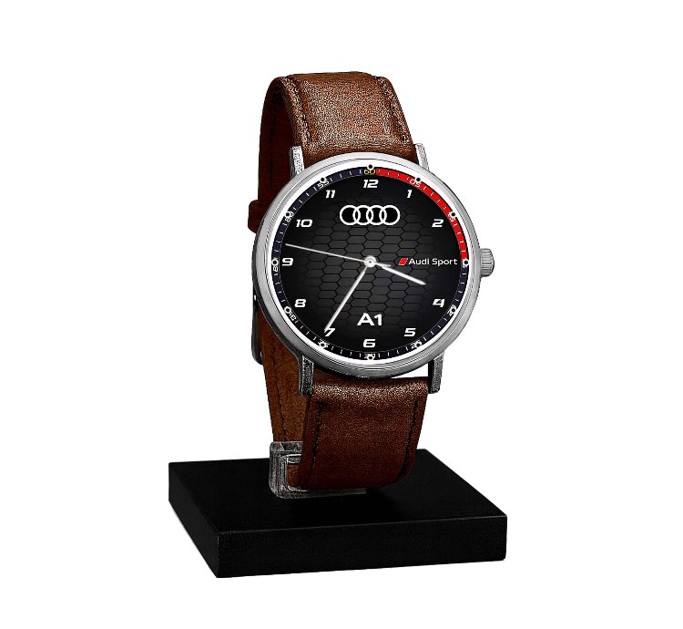 Luxury Audi Sport Logo Watch Super Car Inspired Automotive Stainless Steel