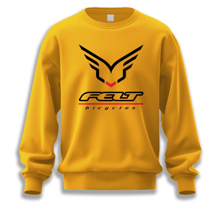 Felt Bicycles Bikes Bicycle Mens Sweatshirt Gold