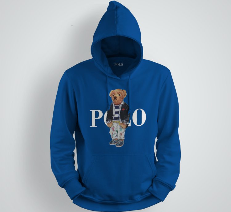Hoodie Polo Ralph Lauren Polo Bear Fleece Royal Blue