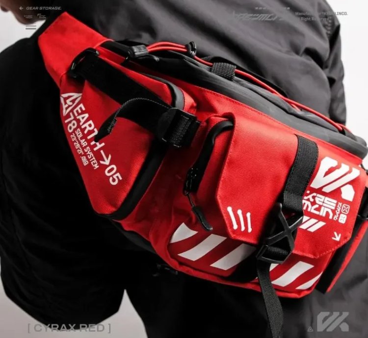 Kremlin Double Strap Sling Bag Cyrax Red