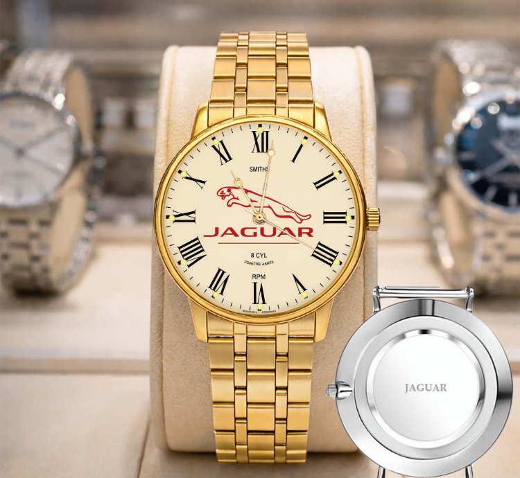 Jaguar Watch Luxury Leather Strap Watch