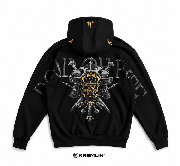 Kremlin Ghost - Zipper Hoodie Ironhorse Series Black