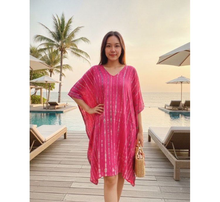 Boho Short Caftan Dress
