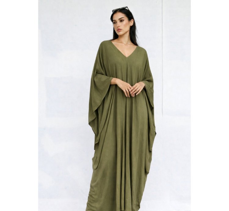 Oversized Rayon Kaftan Dress For Women