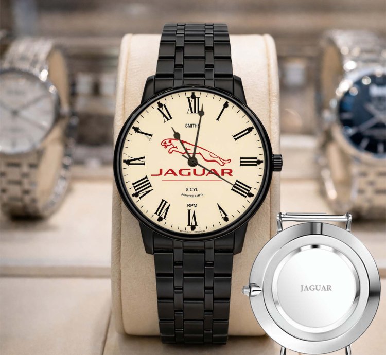 Jaguar Watch Luxury Leather Strap Watch