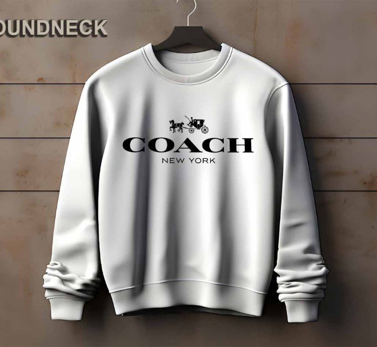 Coach Logo Sweatshirt Elegant Design Us Size