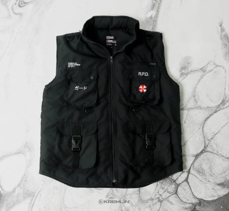 Kremlin Black Utility Vest Nemesis