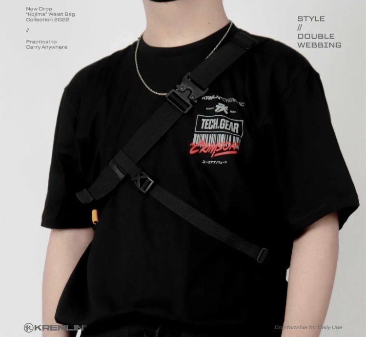 Kremlin Double Strap Waist Bag - Kojima