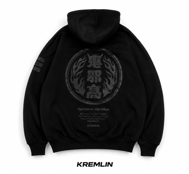 Kremlin - Oya Gakusei Pullover Hoodie Black Hd