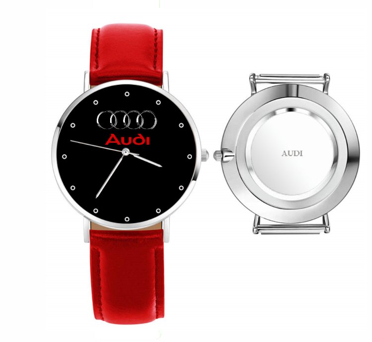 Audi Logo Otomotive Super Car Sport Watch