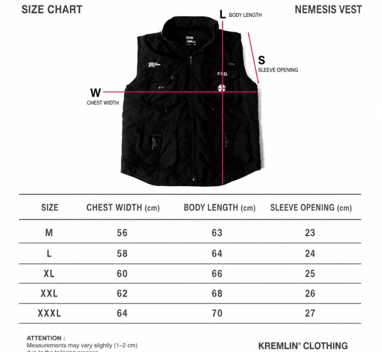 Kremlin Nemesis - Vest Tactical Black
