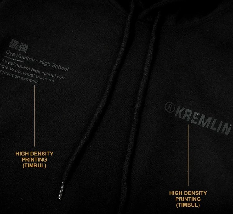 Kremlin - Oya Gakusei Pullover Hoodie Black Hd