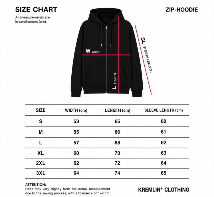 Kremlin Pumpkin - Zipper Hoodie Halloween Racing Black