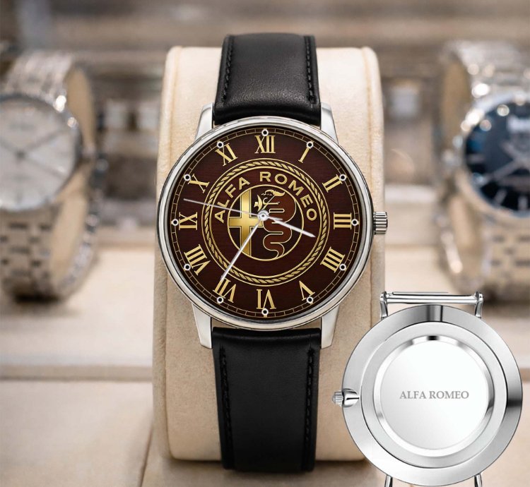 Alfa Romeo Logo Sport Metal Watch