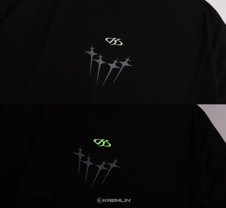 Kremlin Boxy Glow T-shirt Black - Rise