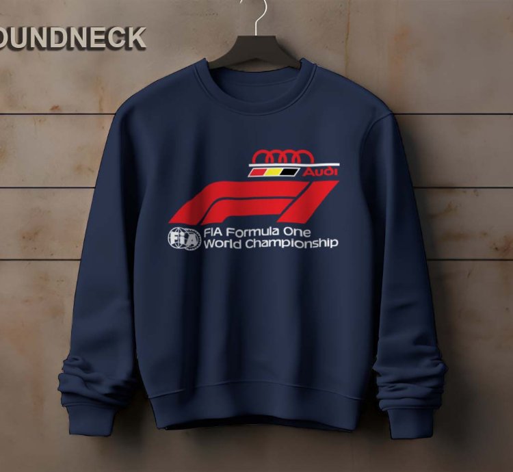 Audi F1 Logo Sweatshirt Elegant Design Us Size