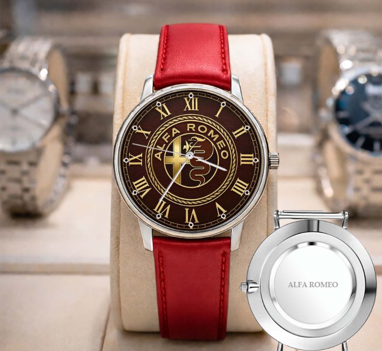 Alfa Romeo Logo Sport Metal Watch