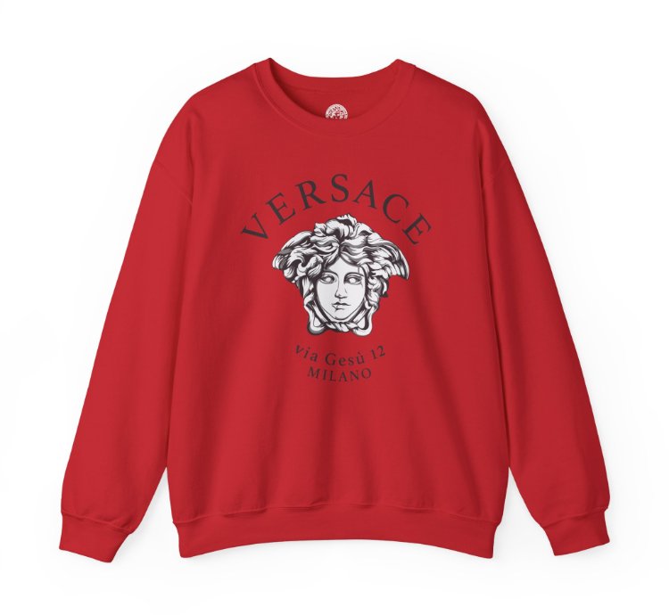 Versace Milano Red Sweatshirt - Size Usa