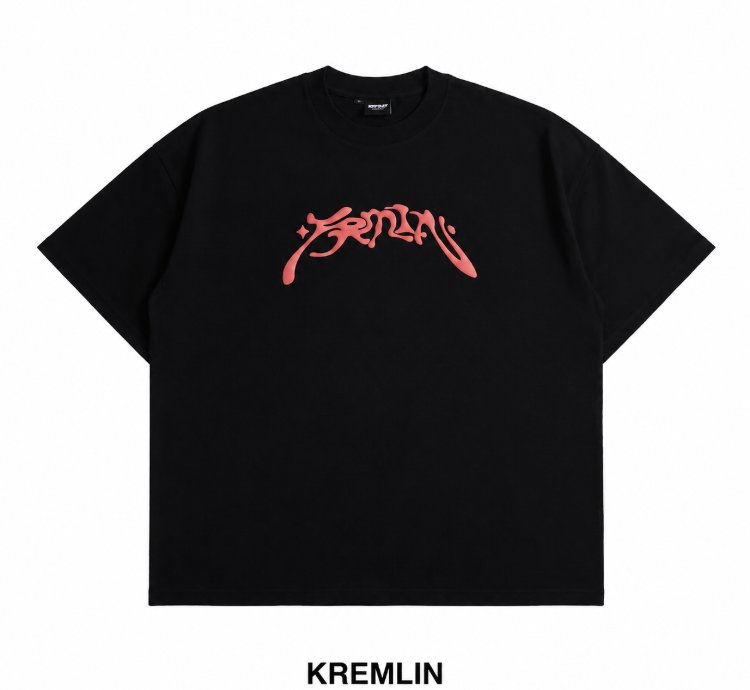 Kremlin Hollow - T-shirt Oversized Puff Relaxed Fit Black