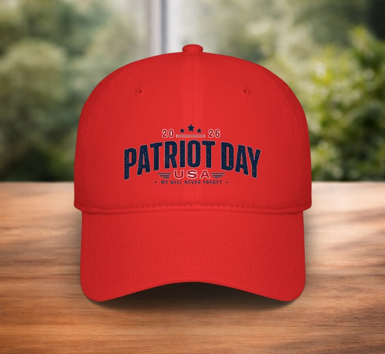 Patriot Day Usa 2026 Hat 911 Never Forget Baseball Cap American Memorial Cap September 11 Tribute Gift Red
