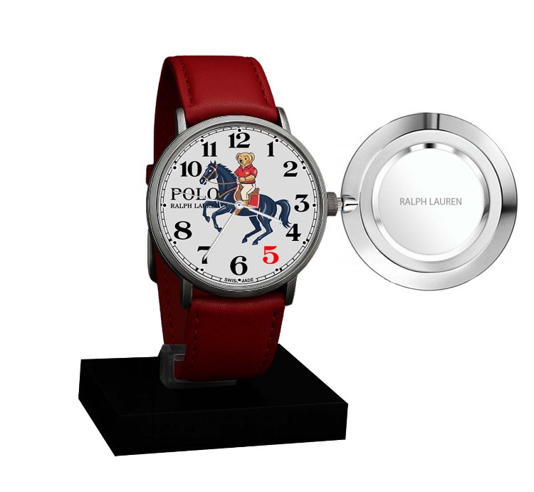 Polo Watch Bear Riding A Horse Design