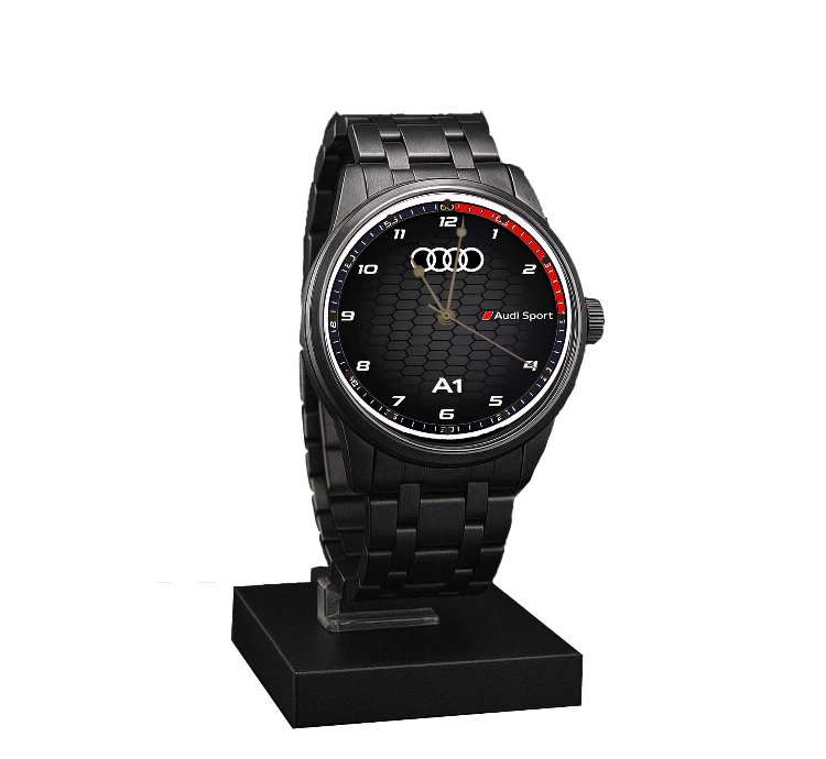 Luxury Audi Sport Logo Watch Super Car Inspired Automotive Stainless Steel