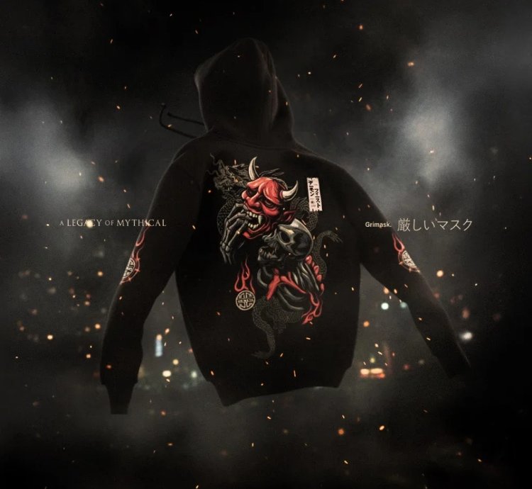 Kremlin Grimask - Pullover Hoodie Mythology Revival Black