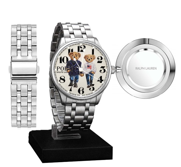 Polo Watch Luxury Bear Design With Couple