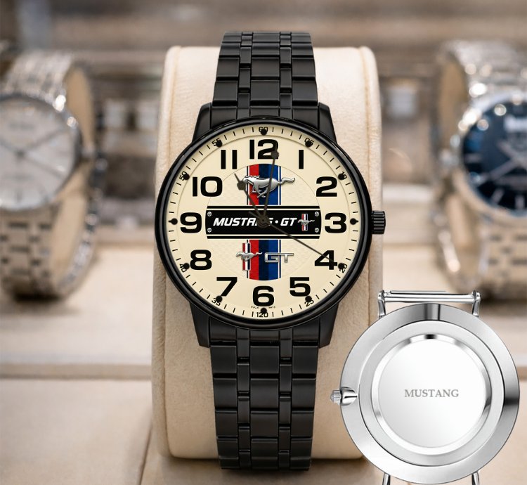 Ford Mustang Clasik Sport Metal Watch
