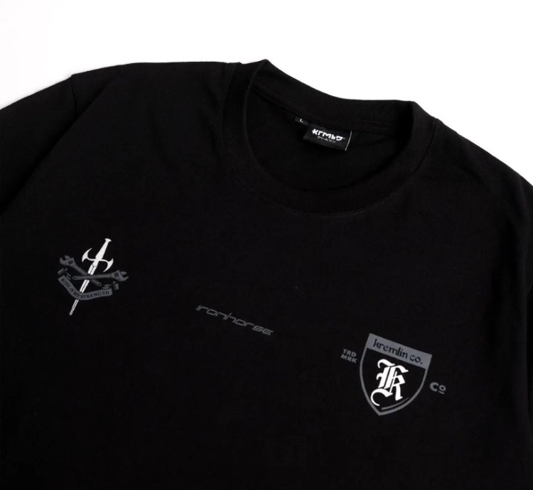 Kremlin Ironhorse T-shirt Black Spin
