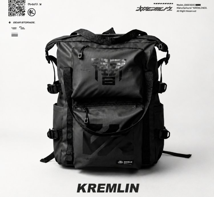 Kremlin Detroit Tech Gear Backpack 25l - Black