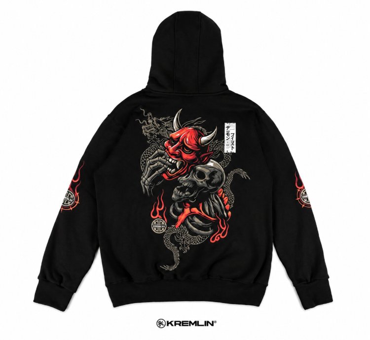 Kremlin Grimask - Pullover Hoodie Mythology Revival Black