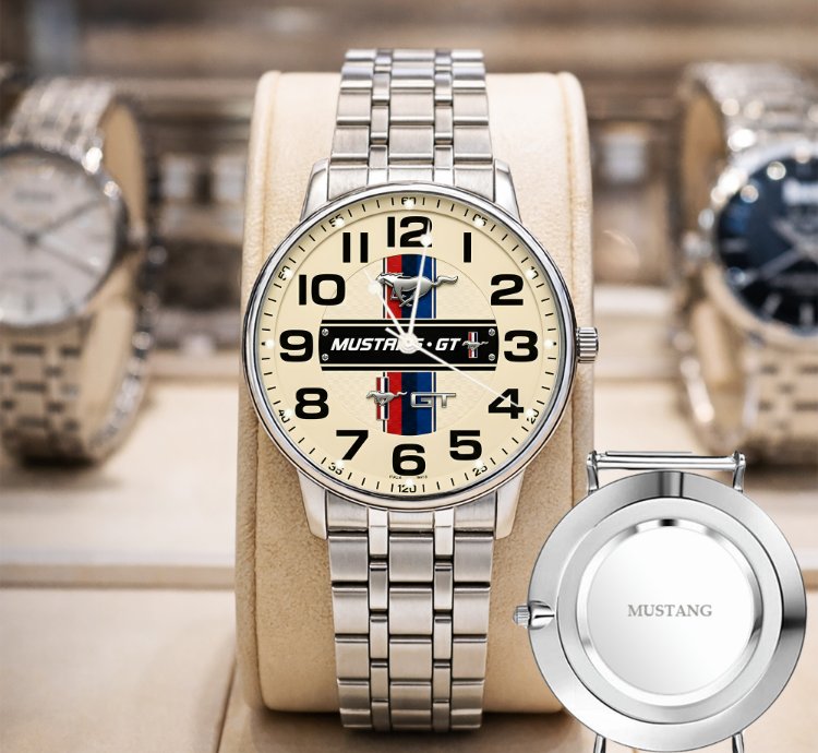 Ford Mustang Clasik Sport Metal Watch