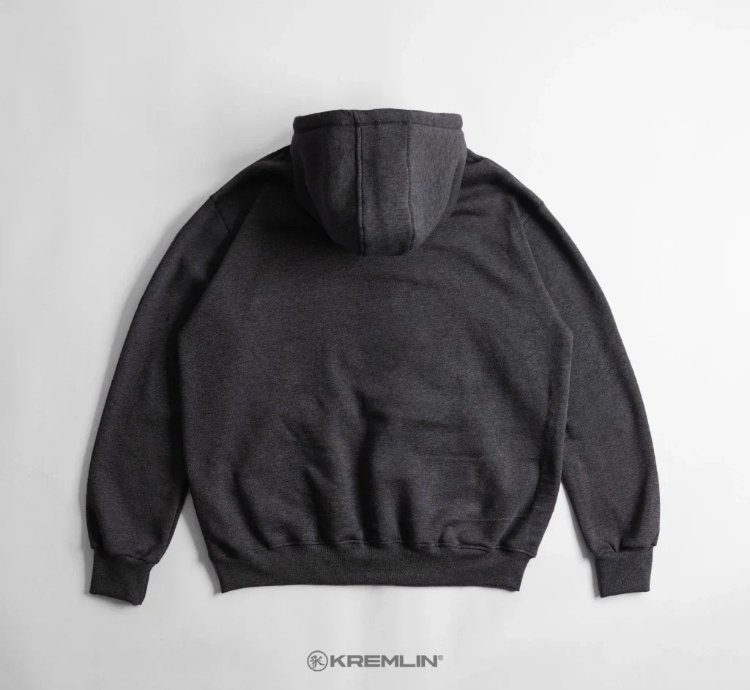 Kremlin Surge - Pullover Hoodie Typo Graphic Hd Caviar