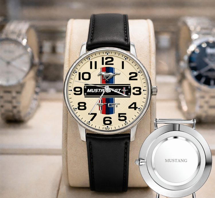 Ford Mustang Clasik Sport Metal Watch