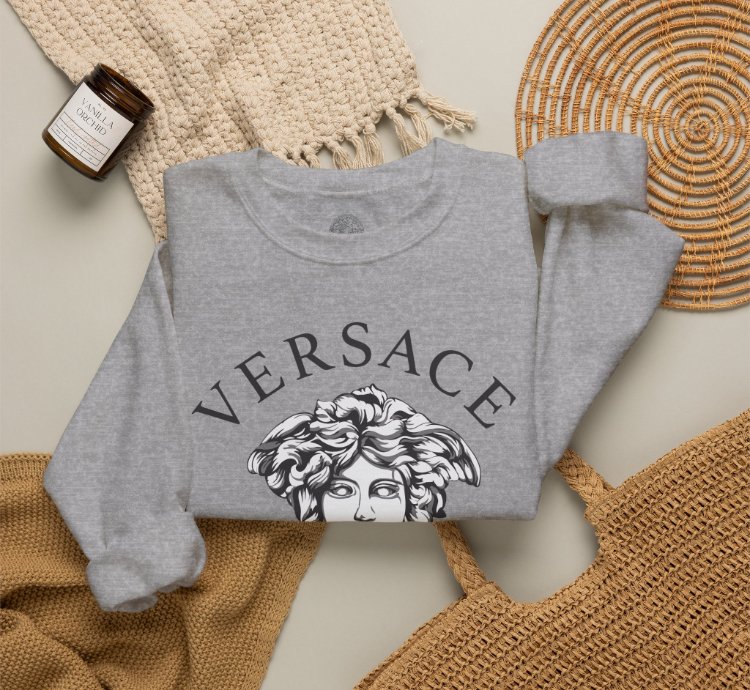 Versace Milano Grey Sweatshirt - Size Usa