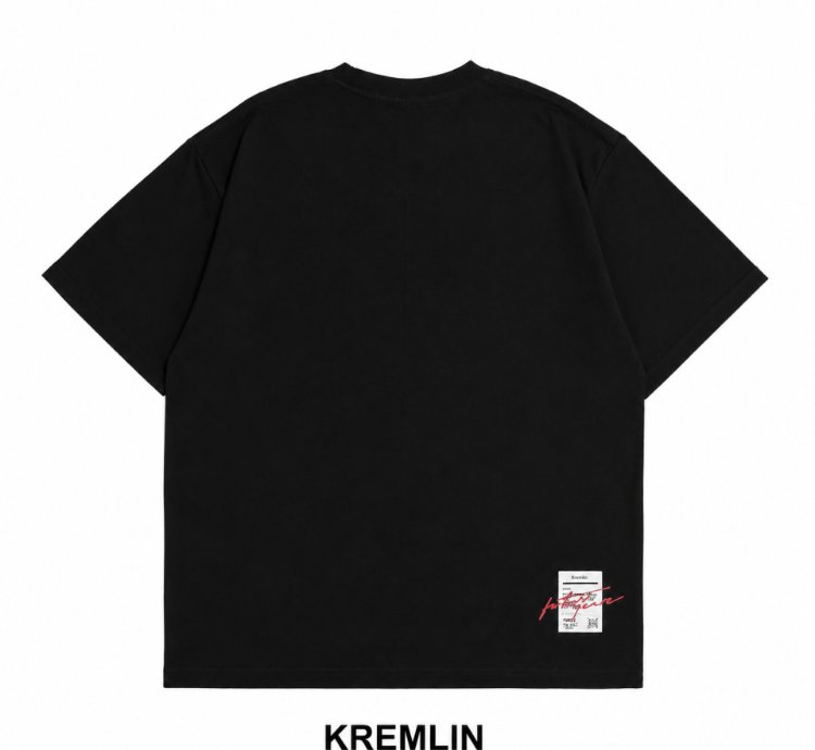 Kremlin Oversized Hd T-shirt Black - Meltdown