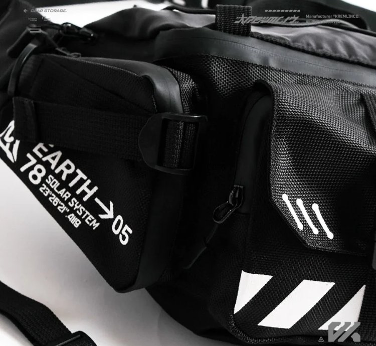 Kremlin Cyrax Black - Waistbag Double Strap Sling