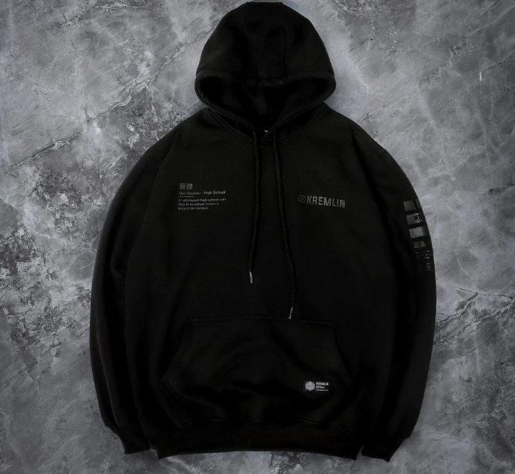 Kremlin - Oya Gakusei Pullover Hoodie Black Hd
