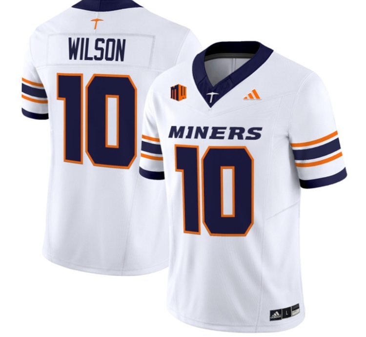 Jayden Wilson 10 Utep Miners Football Jersey 2016 Vapor Limited All Stitched