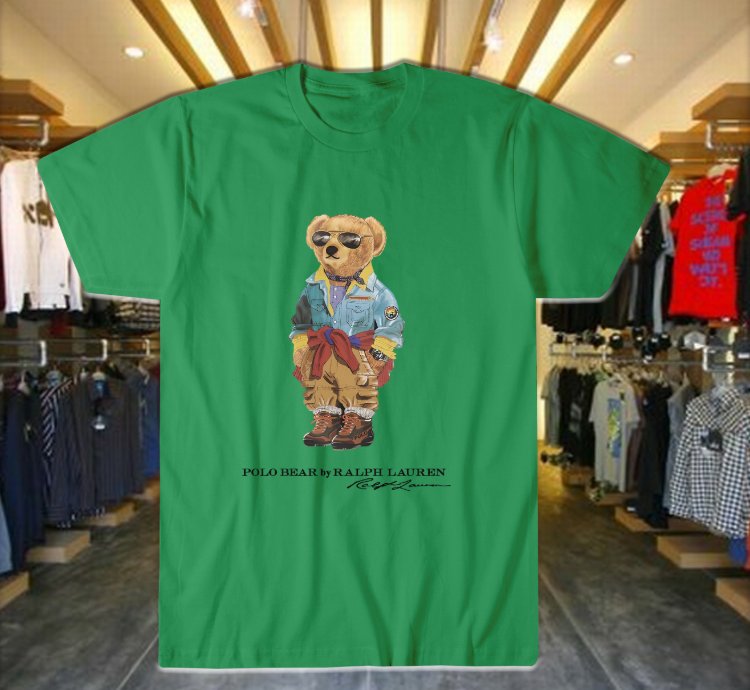 Polo Bear Shirt T Shirt Custom Bear Irish Green Usa Size