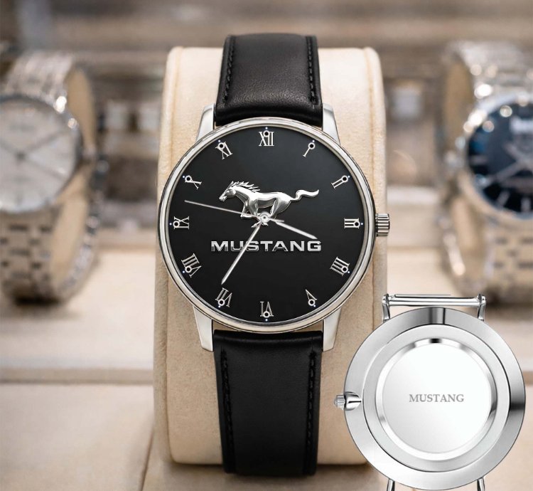 Ford Mustang American Flag Mf69 Sport Metal Watch